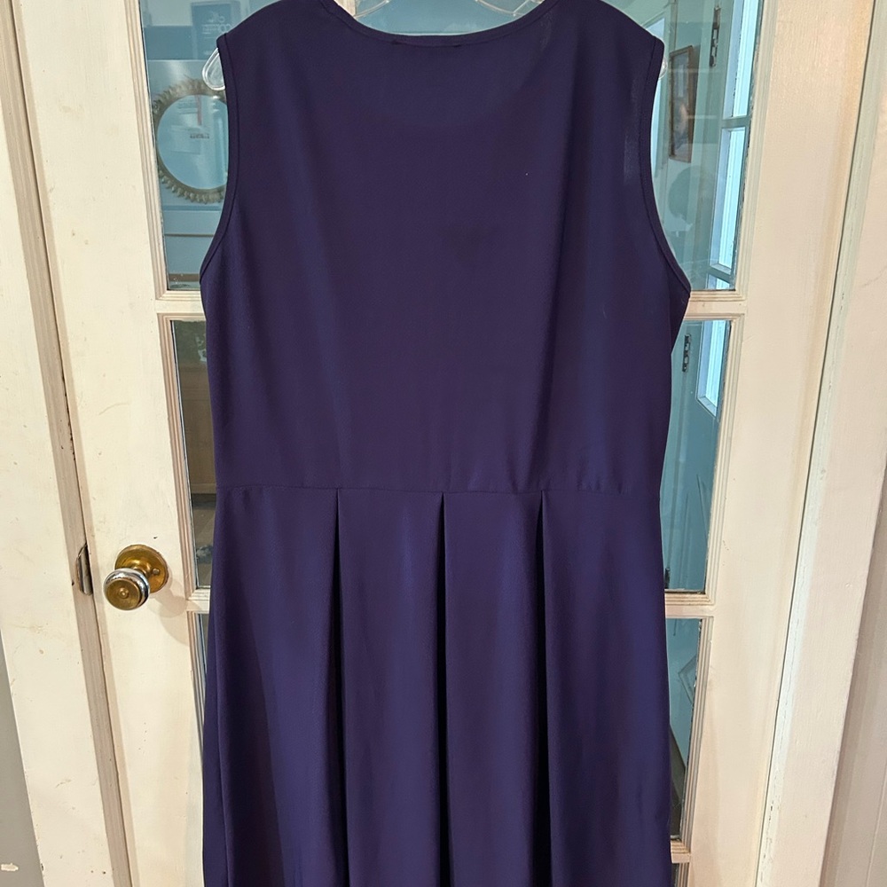 Lily Deep Purple Midi Dress